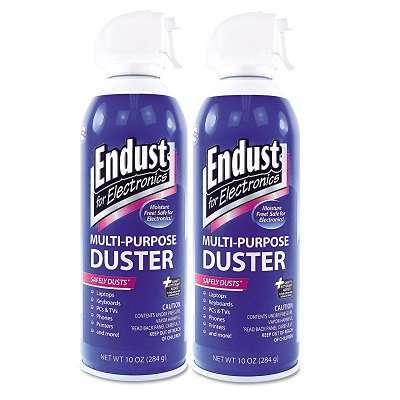 Compressed Air Duster for Electronics, 10 oz Can, 2/Pack Profile Picture