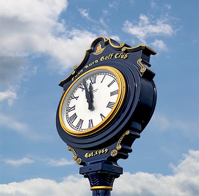 Outdoor Range Clocks for Golf Course & Resort | Campus Clock