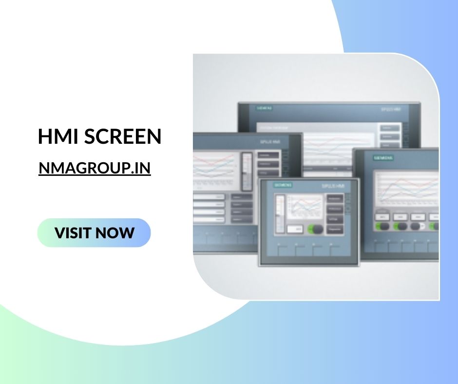 How does an HMI screen differ from a regular display?