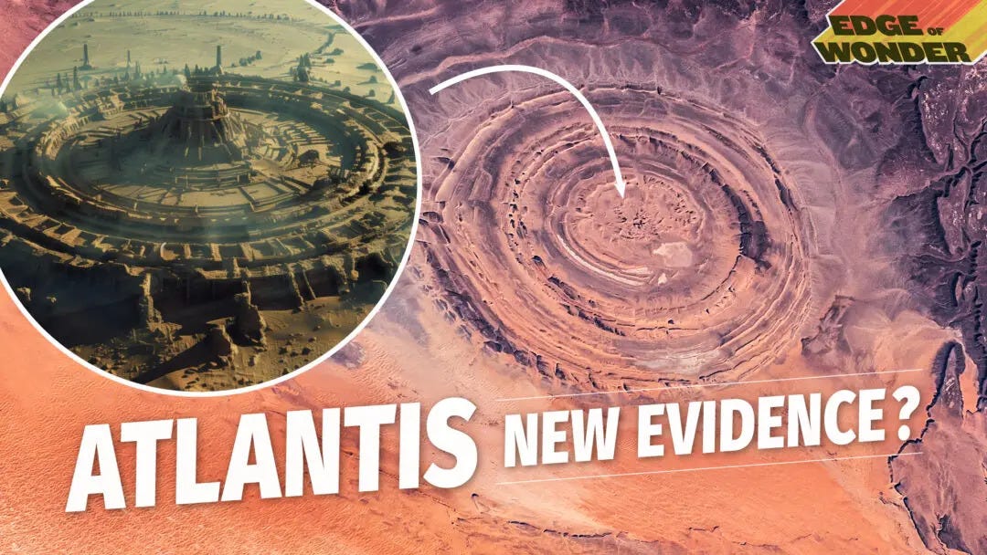 Has The City Of Atlantis Been Discovered? The Atlantis Eye of the Sahara | by Rise Tv | Mar, 2024 | Medium