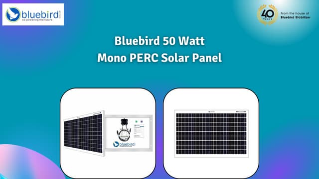 50 Watt Solar Panel Price in India, 2024