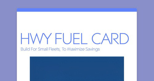 HWY FUEL CARD | Smore Newsletters