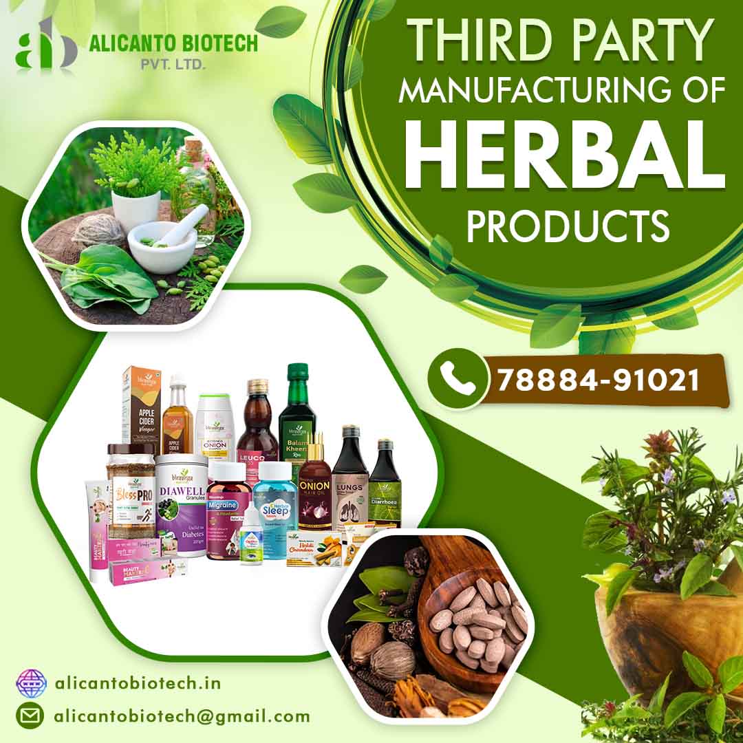 Third Party Manufacturing of Herbal Products - Alicanto Biotech