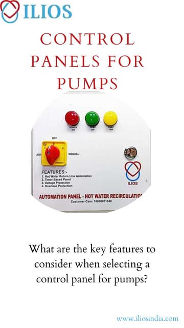 Choosing the Right Control Panel for Pump Systems | PDF