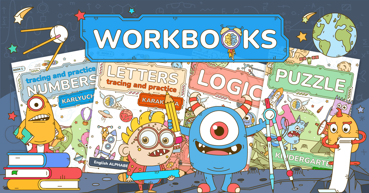 Printable Workbooks for Kindergarteners and Preschoolers - BrainHunters Academy