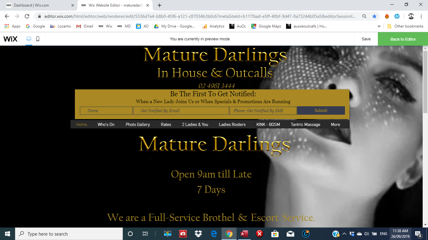 Newcastle Brothel | Escorts | Mature Darlings