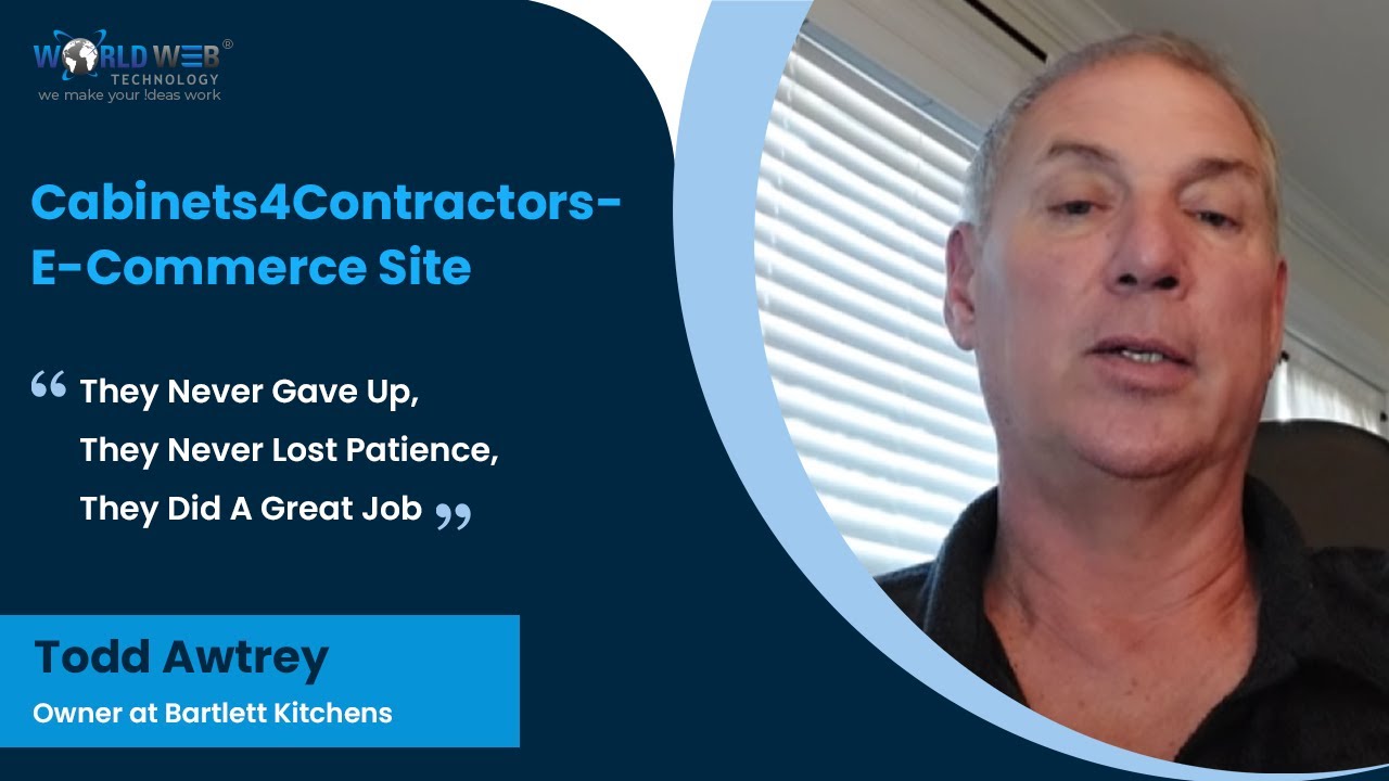 Todd Awtrey, Owner of Bartlett Kitchens, shares his experience with World Web Technology - YouTube