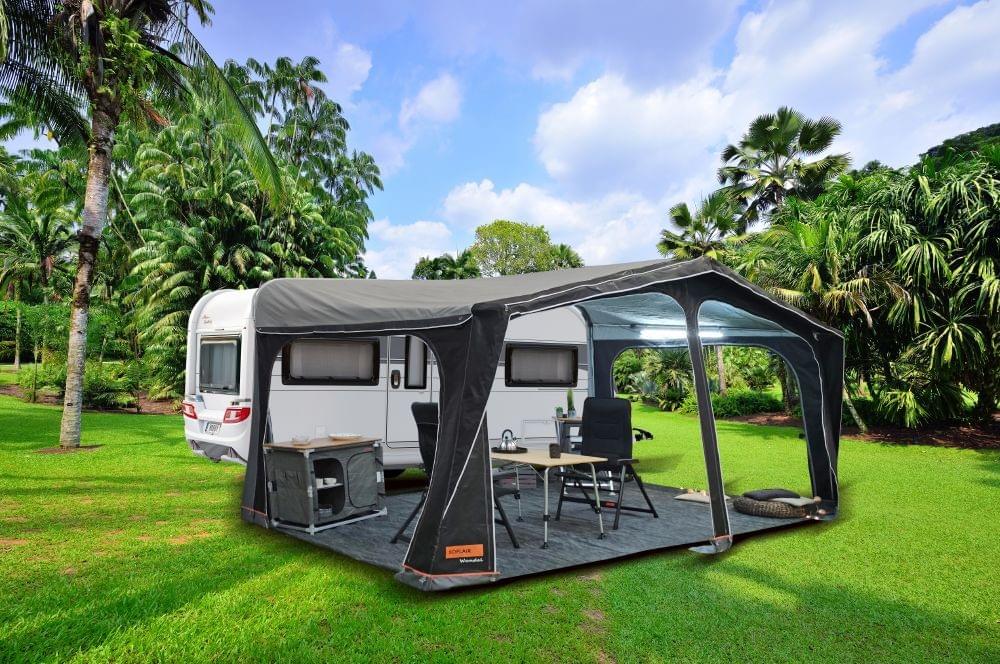 Shade, Space & Privacy: The Benefits of Caravan Awnings
