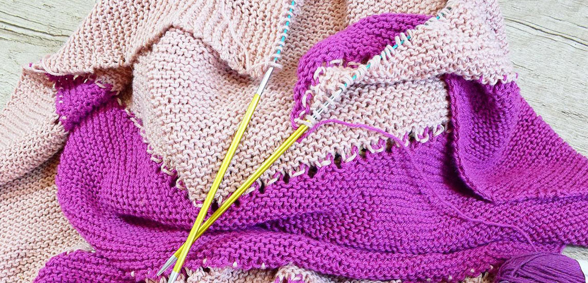 So strickt Ihr schöne Ränder, die sich nicht aufrollen