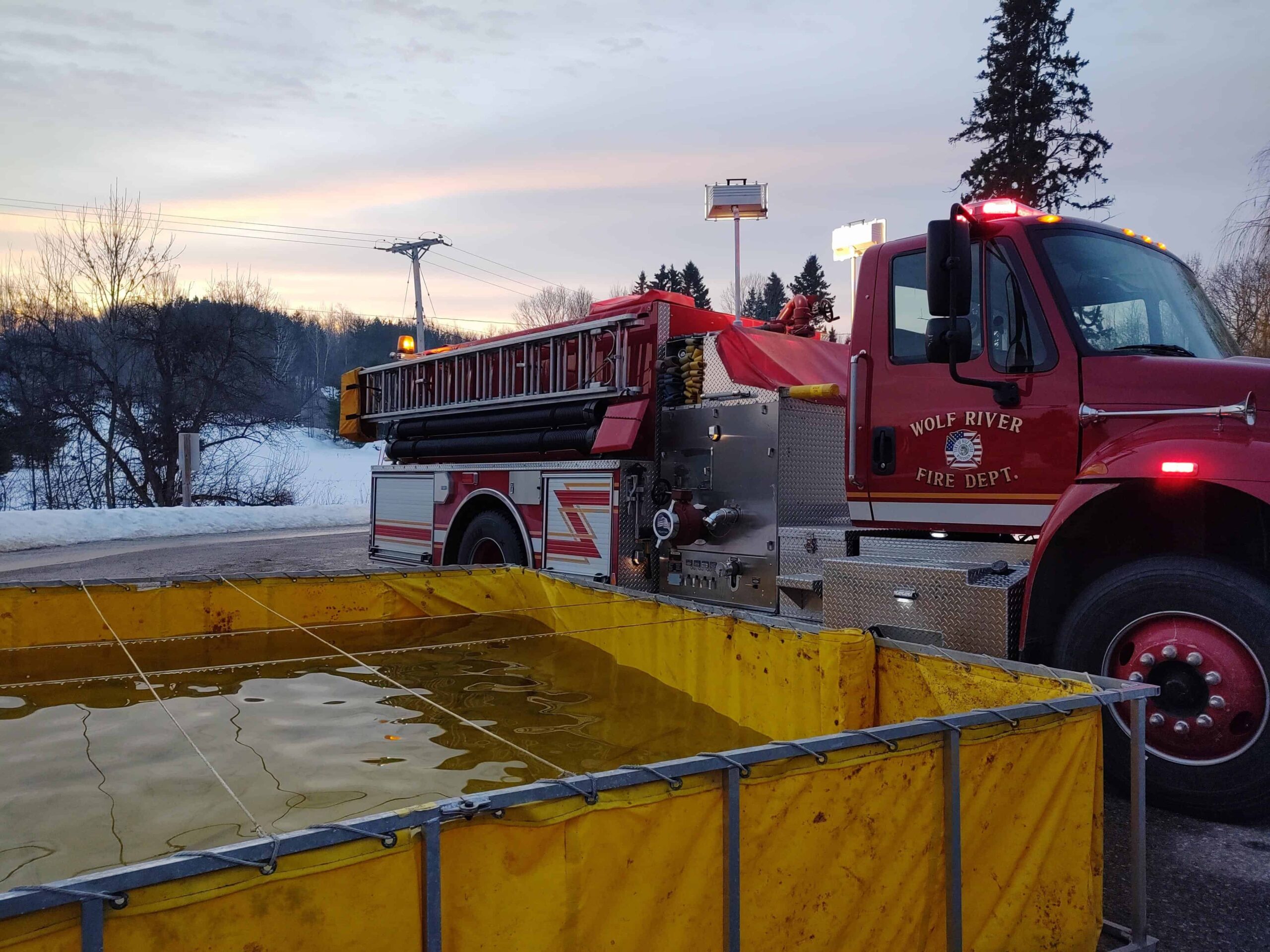 On Call Water Solutions Local Fire Departments - Rain Trucks