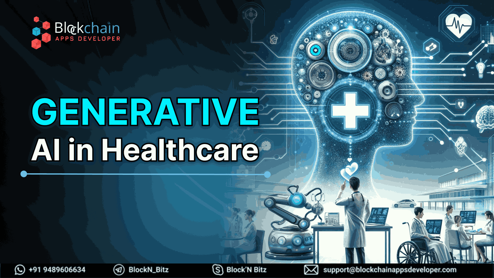 Generative AI in Healthcare | BlockchainAppsDeveloper