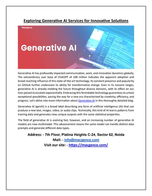 Exploring Generative AI Services for Innovative Solutions.pdf