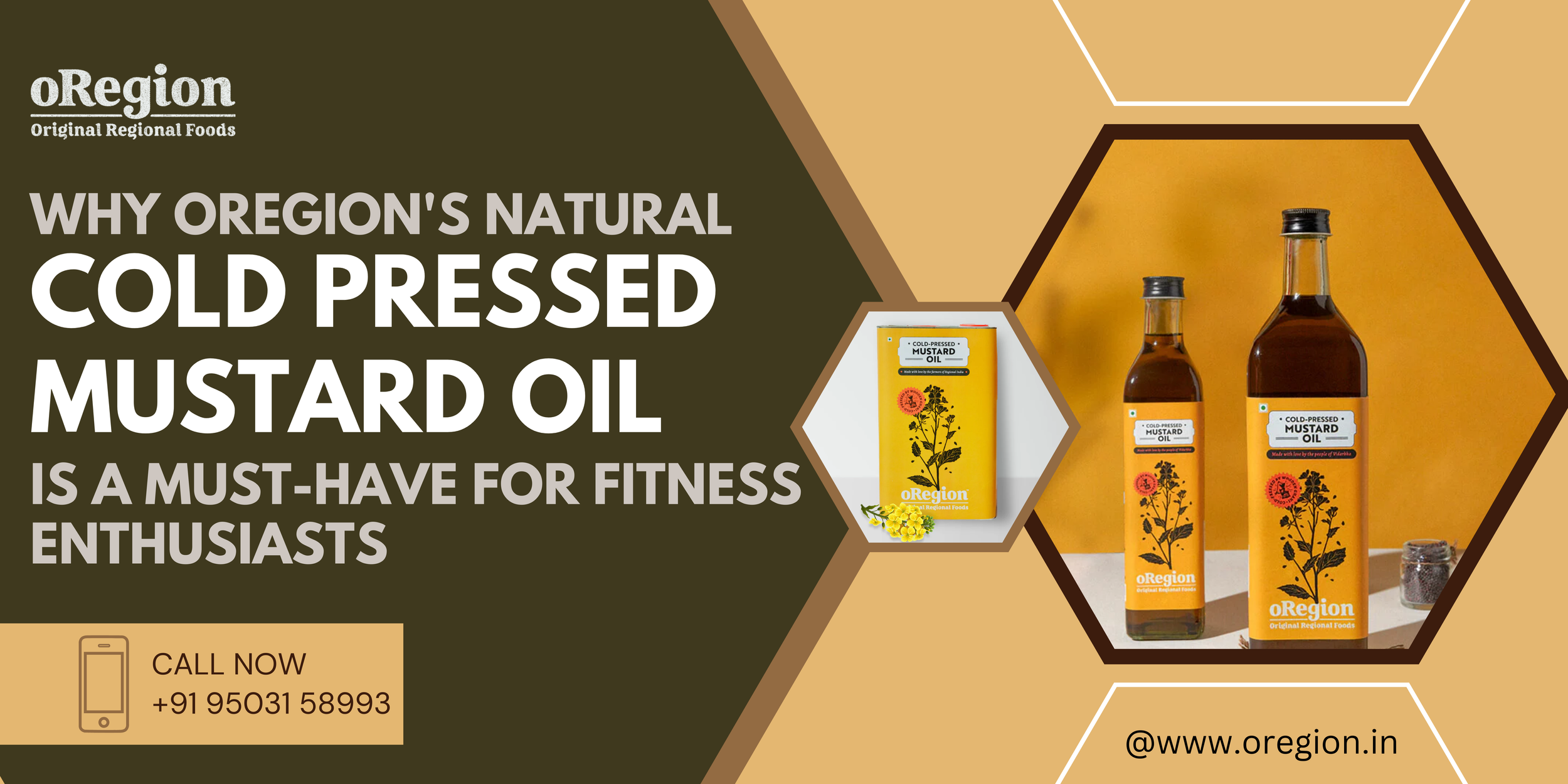 oRegion's Natural Cold Pressed Mustard Oil