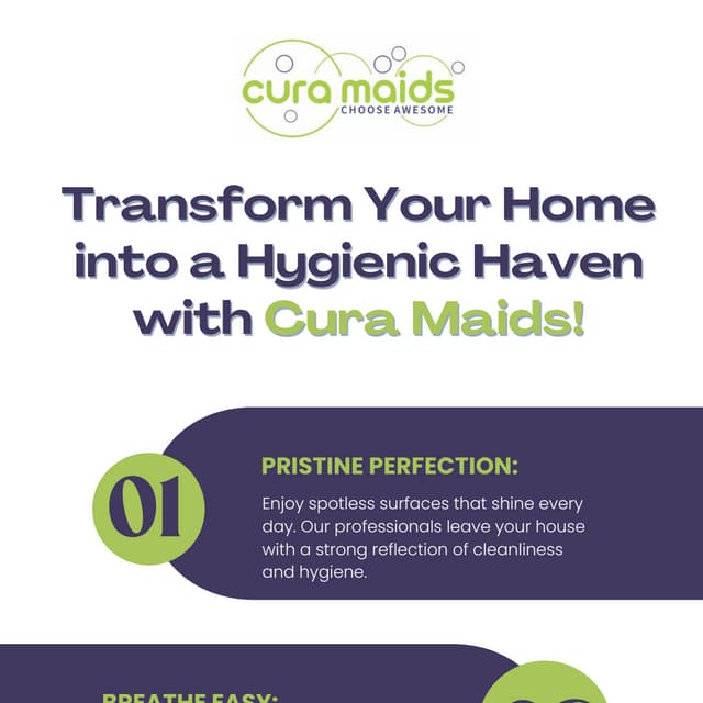 Transform Your Home into a Hygienic Haven with Cura Maids!