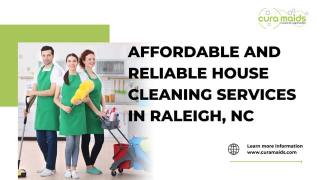Affordable and Reliable House Cleaning Services in Raleigh, NC