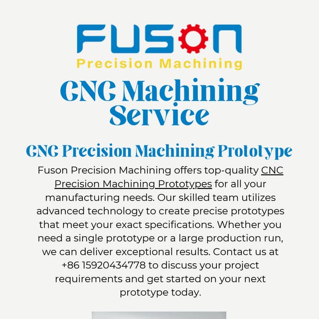 CNC Precision Machining Prototype CNC Machining Service.pdf