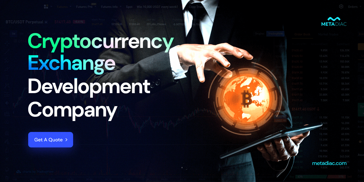 Cryptocurrency Exchange Development Company | MetaDiac