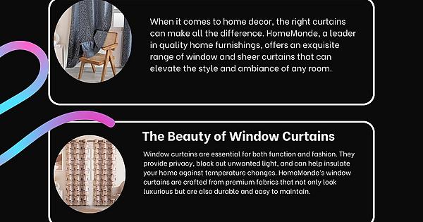 Stylish Window Curtains HomeMonde's Elegant Collection - Album on Imgur