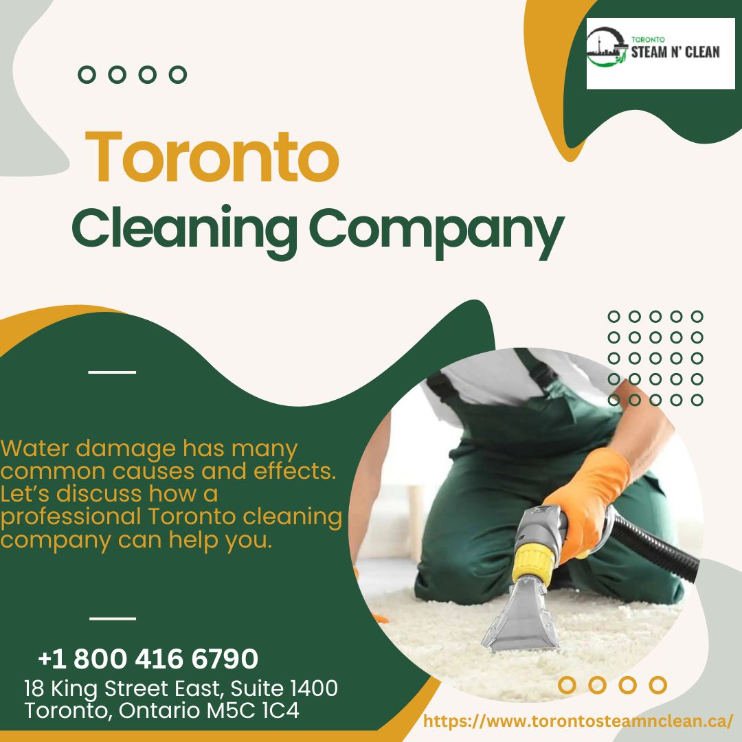 Toronto Cleaning Company Restore Water Damage -