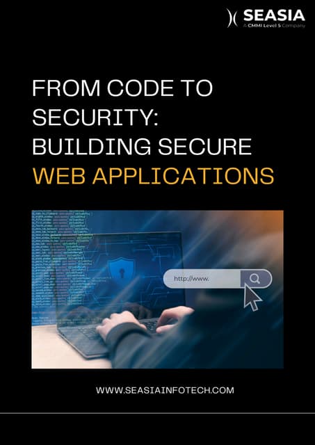 From Code to Security Building Secure Web Applications | PDF