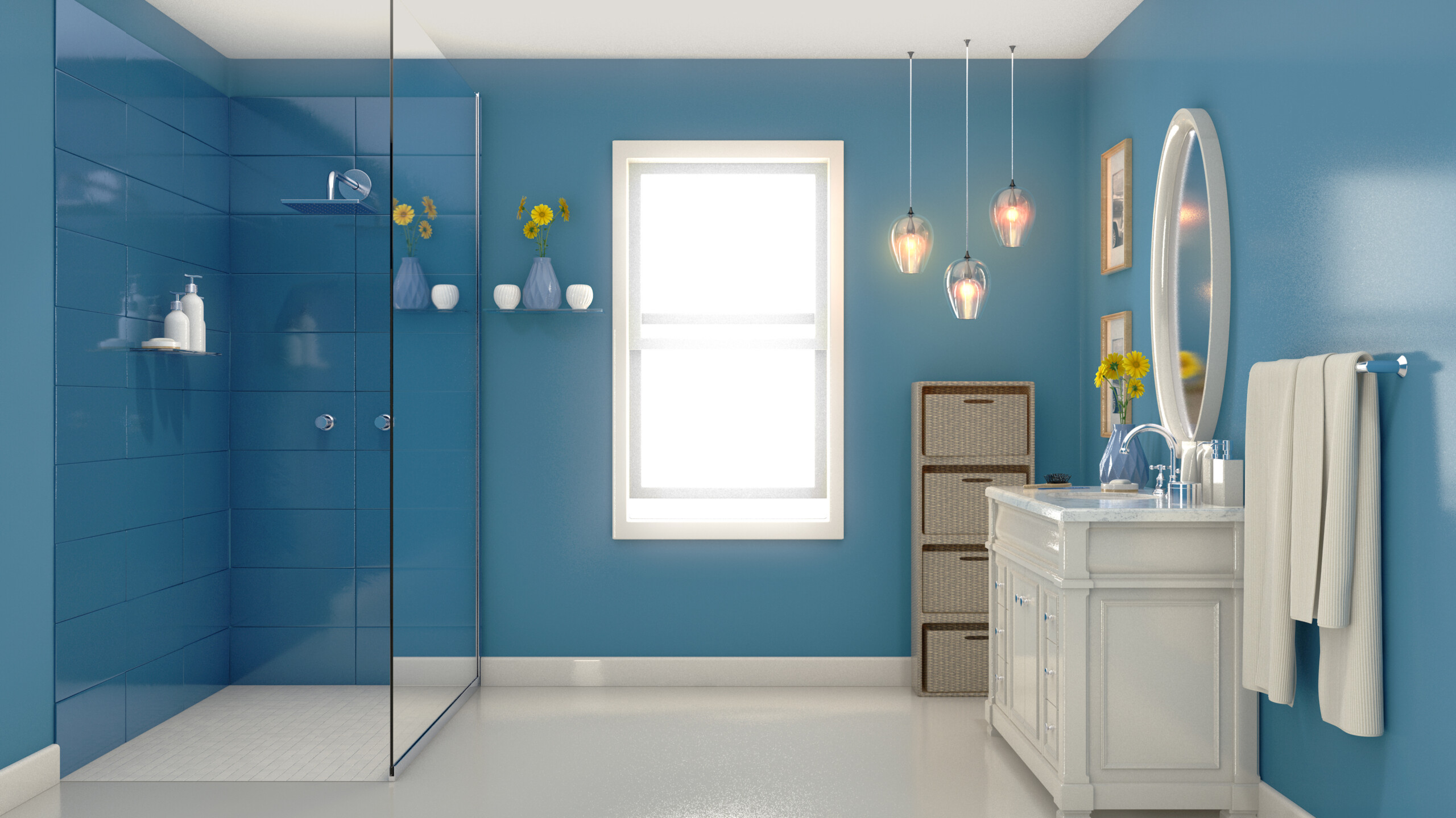 Exploring the Latest Bathroom Color Trends - R&M Monster Windows