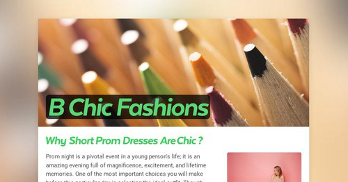 B Chic Fashions | Smore Newsletters