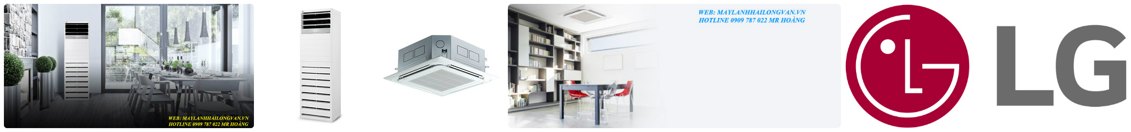 Giới thiệu Máy lạnh LG 5hp: Máy lạnh âm trần LG 5hp và Máy lạnh tủ đứng LG 5hp