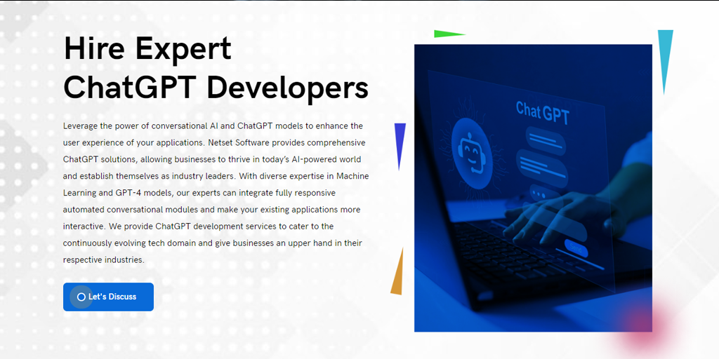 Hire Chatgpt Developers | $20 to $30 Per Hour - Netset Software