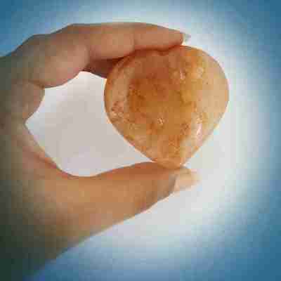 Red Aventurine Crystal Gemstone Heart Profile Picture