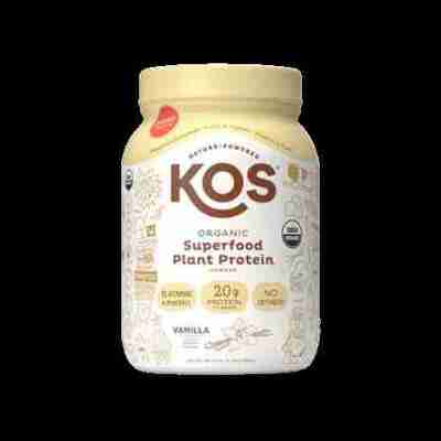 KOS Organic Plant Protein, Vanilla, 28 Servings by KOS Profile Picture