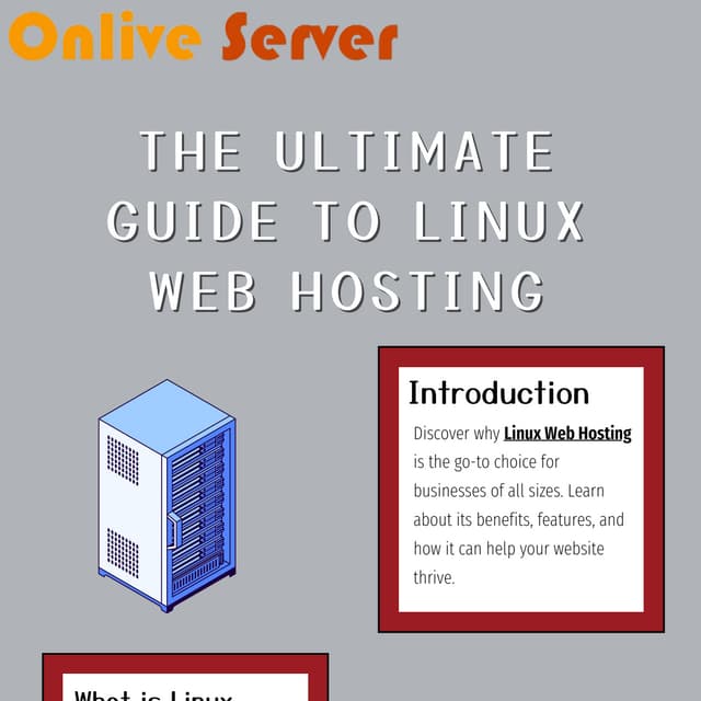 Affordable and Secure Linux Web Hosting Solutions for All Business Sizes | PDF