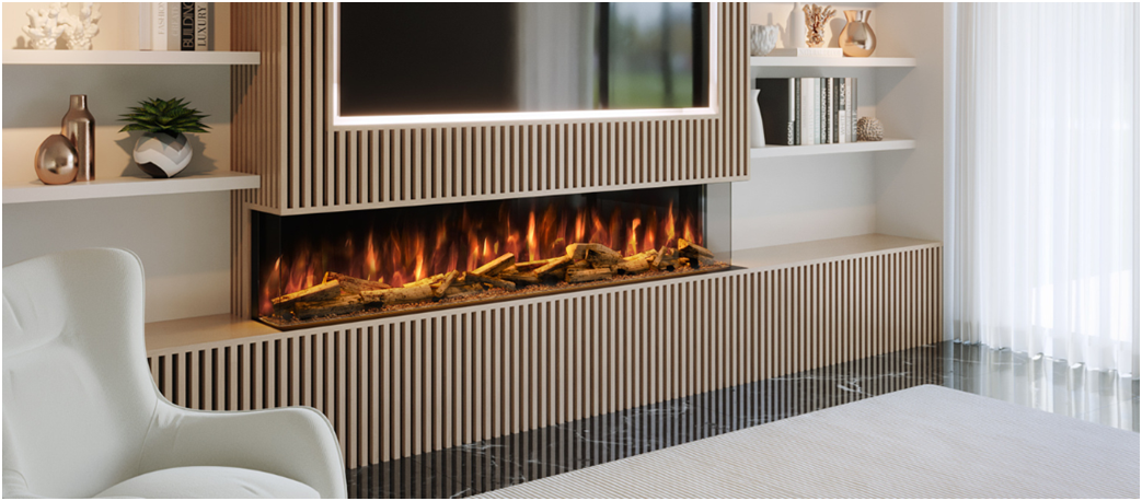 Efficient Heating, Exceptional Style: The Allure of 3-Sided Electric Fireplaces