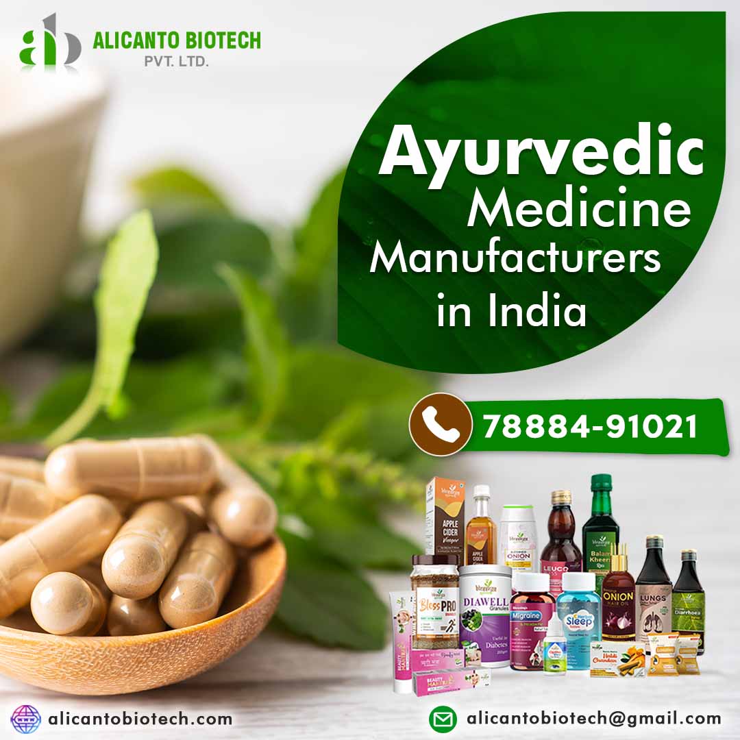 Ayurvedic Medicine Manufacturers in India