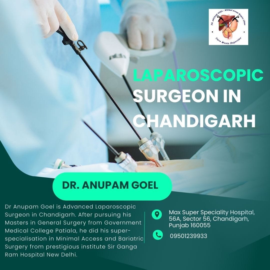 Discover the Best Laparoscopic Surgeon in Chandigarh | by Dr. Anupam Goel | Jul, 2024 | Medium