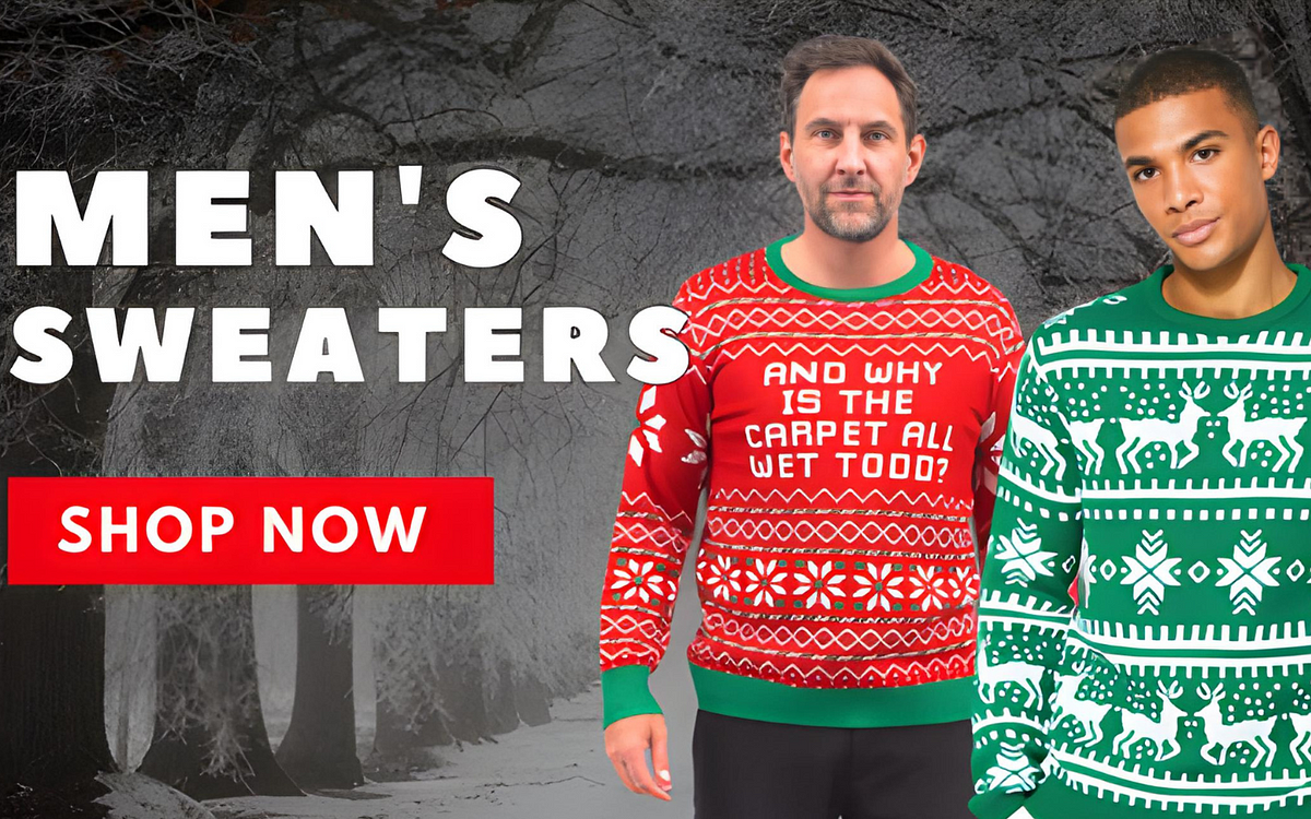Stylish Comfort: Embracing Men’s Christmas Sweaters | by Ugly Christmas Sweaters USA | Jul, 2024 | Medium
