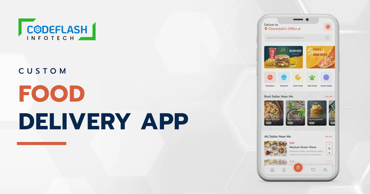 Top Food delivery app development company | Codeflash Infotech