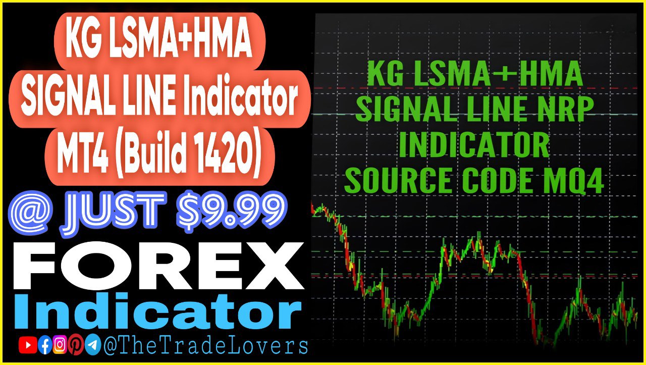 KG LSMA HMA Signal Line NRP Indc Source (Works on Build 1420) | Forex MT4 Indicators - Payhip
