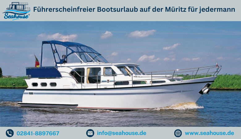 Seahouse — Bootsurlaub Müritz ohne Führerschein