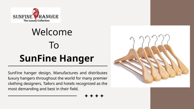 Elevate Your Wardrobe with the Best Suit Hangers.pptx