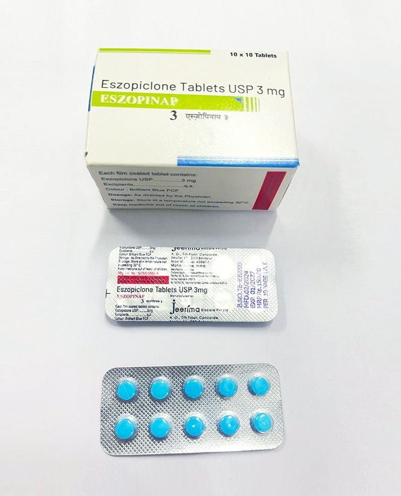 Buy Eszopinap 3 mg - Eszopiclone Tablets | Zopiclone UK Shop