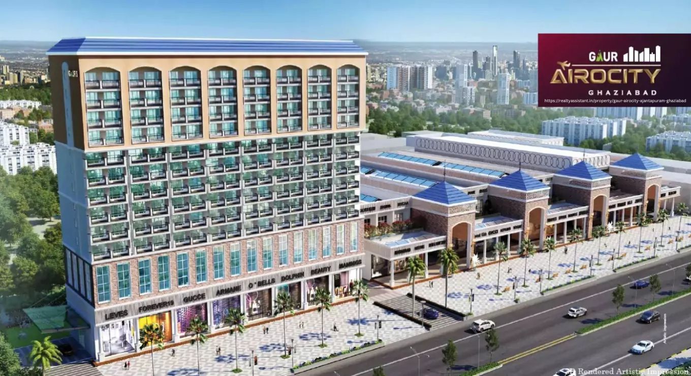 Discover Gaur Airocity Ghaziabad: Retail Shops, Food Court, Studio Apartments, 1 BHK, and Residential Plots - PDF24x7