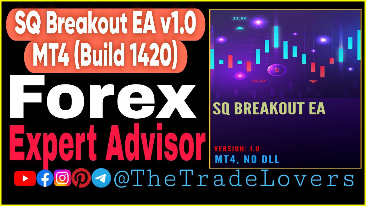 SQ Breakout EA V1.0 MT4 No DLL (Platform Build 1420) | Forex Robot | MT4 Expert Advisor - Payhip