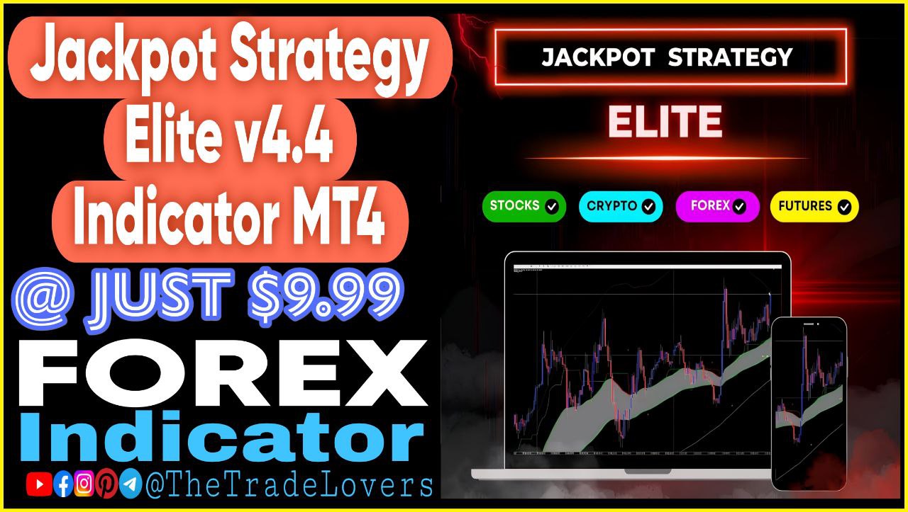 Jackpot Strategy Elite Indicator V4.4 MT4 (Works on Build 1420) | Forex Indicators - Payhip