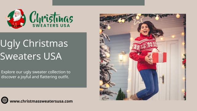 The Charm of Funny and Cute Christmas Sweaters: Why You Need Both This Holiday Season | PPT