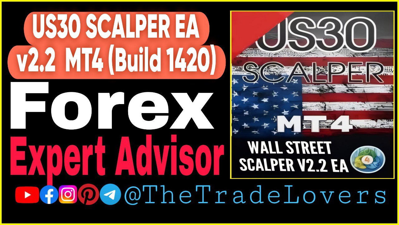 US30 Scalper EA V2.2 MT4 No DLL (Platform Build 1420) | Forex Robot | MT4 Expert Advisor - Payhip