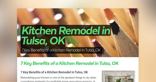 Kitchen Remodel in Tulsa, OK | Smore Newsletters