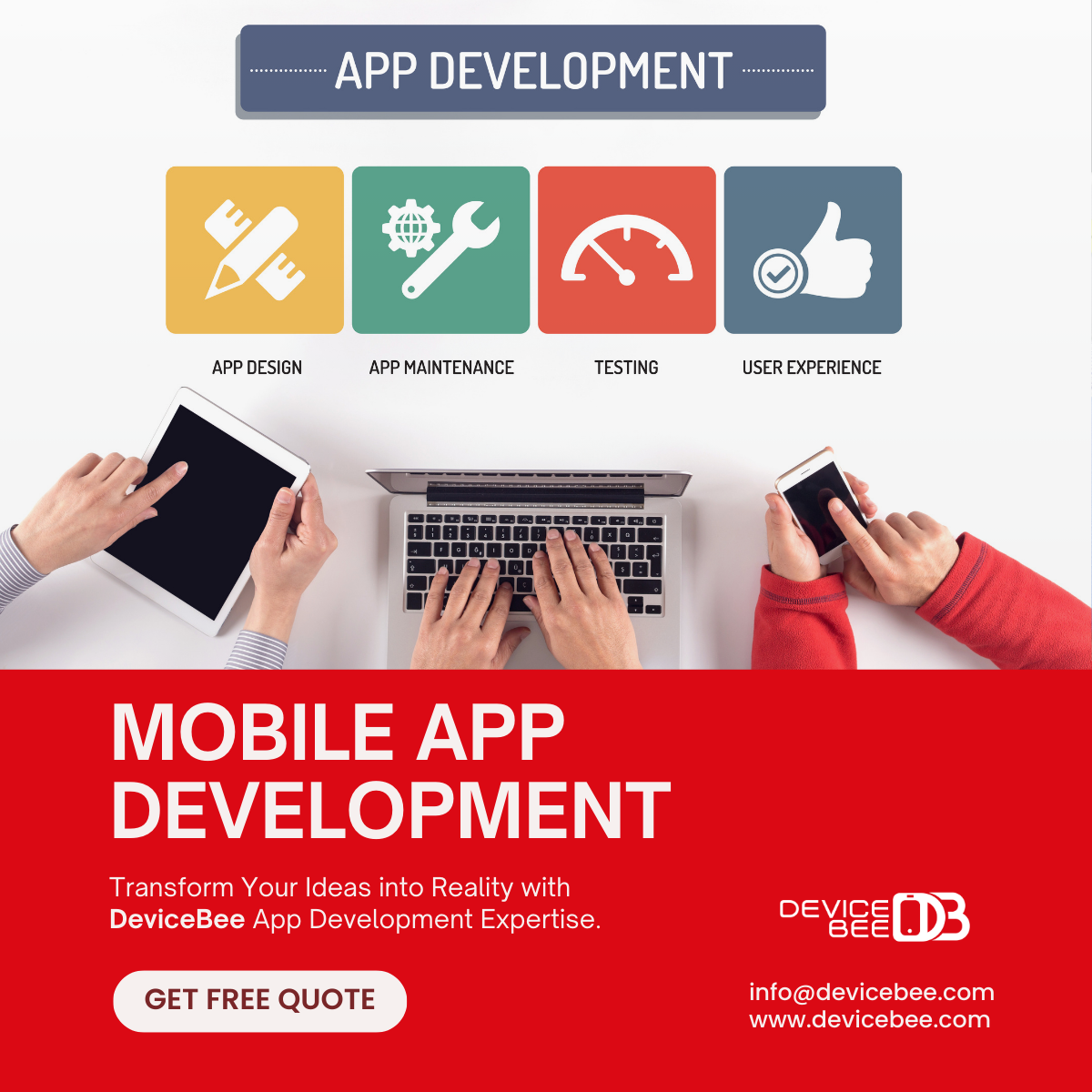 Top Mobile Apps Development Company in Dubai, UAE - DeviceBee Technologies - Medium