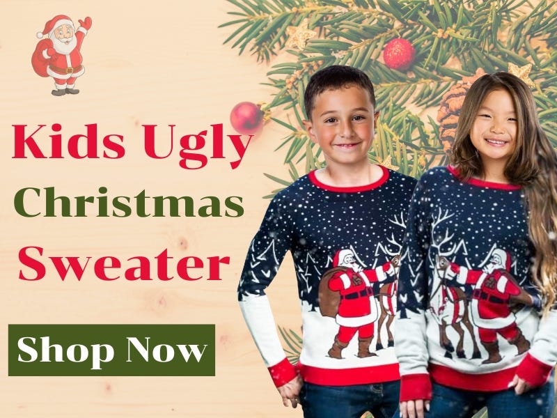 Celebrate the Season with Kids Ugly Christmas Sweaters and Cute Christmas Sweaters | by Ugly Christmas Sweaters USA | Sep, 2024 | Medium