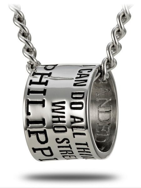 Duck Band Necklace Stainless Steel For Men Phil 4:13