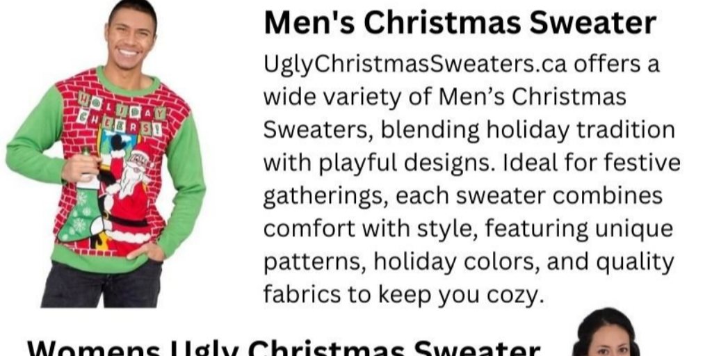 Ugly Christmas Sweaters by Ugly Christmas Sweaters Canada - Infogram